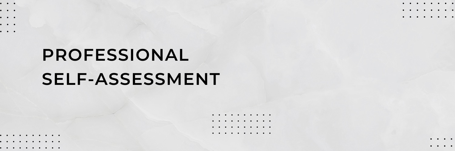 Professional Self-Assessment